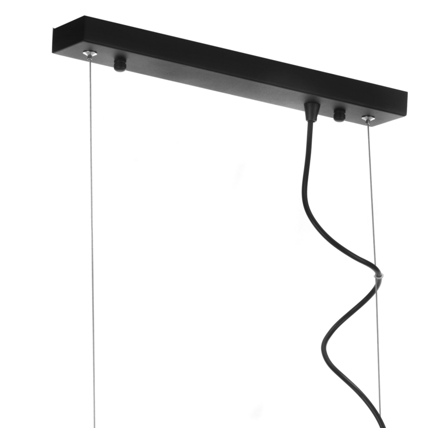 ONLI - Pakabinamas sietynas FLOKI 4xE27/15W/230V juoda/varis