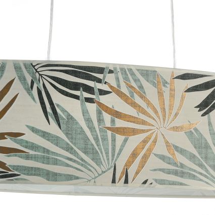 ONLI - Pakabinamas sietynas FLORA 2xE27/22W/230V žalia/auksas