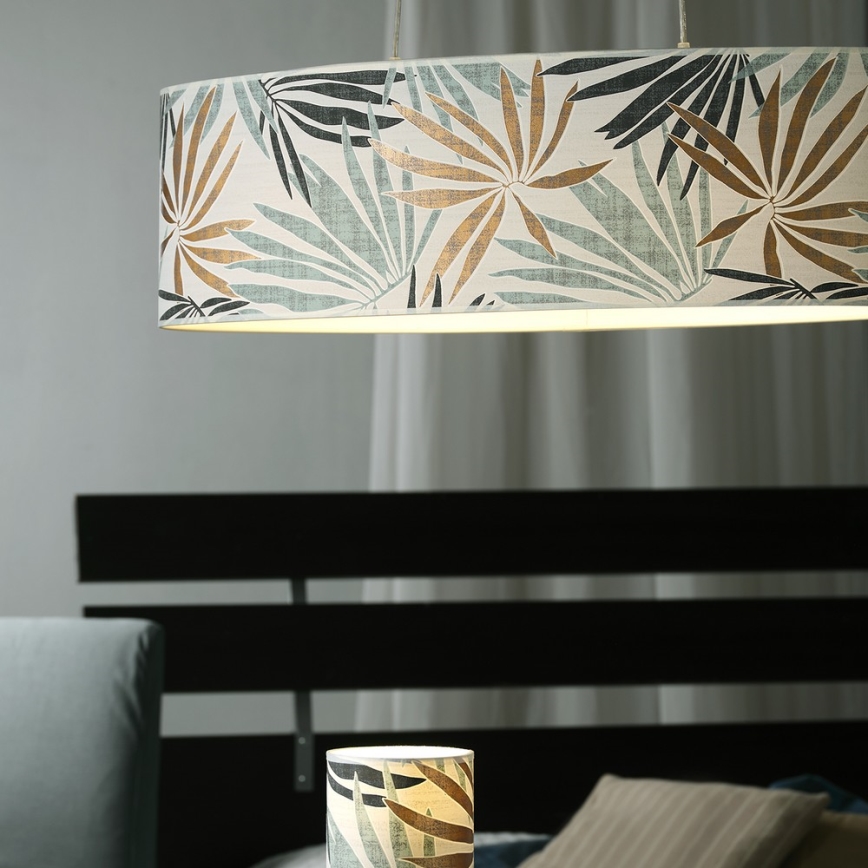 ONLI - Pakabinamas sietynas FLORA 2xE27/22W/230V žalia/auksas