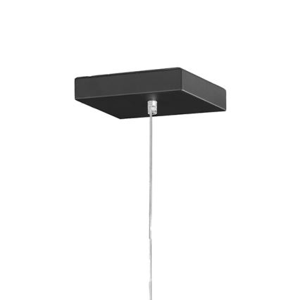 ONLI - Pakabinamas sietynas FORESTA 1xE27/15W/230V juoda