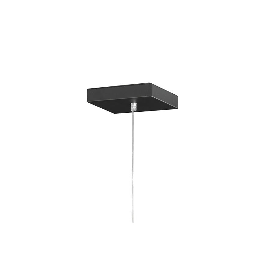 ONLI - Pakabinamas sietynas FORESTA 1xE27/15W/230V juoda