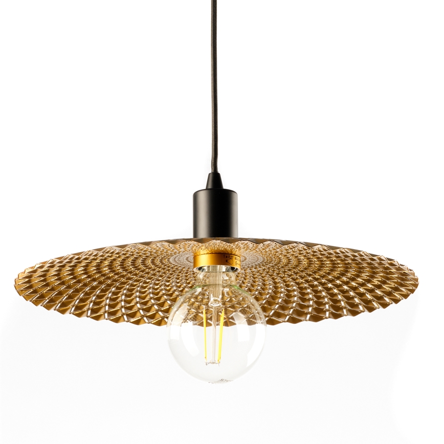 ONLI - Pakabinamas sietynas GOLDEN 1xE27/22W/230V auksas/juoda