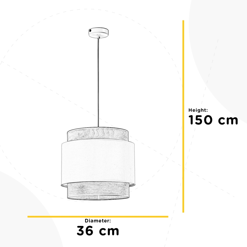 ONLI - Pakabinamas sietynas LICIA 1xE27/22W/230V