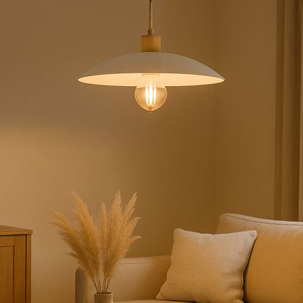 ONLI - Pakabinamas sietynas OHANA 1xE27/22W/230V ąžuolas