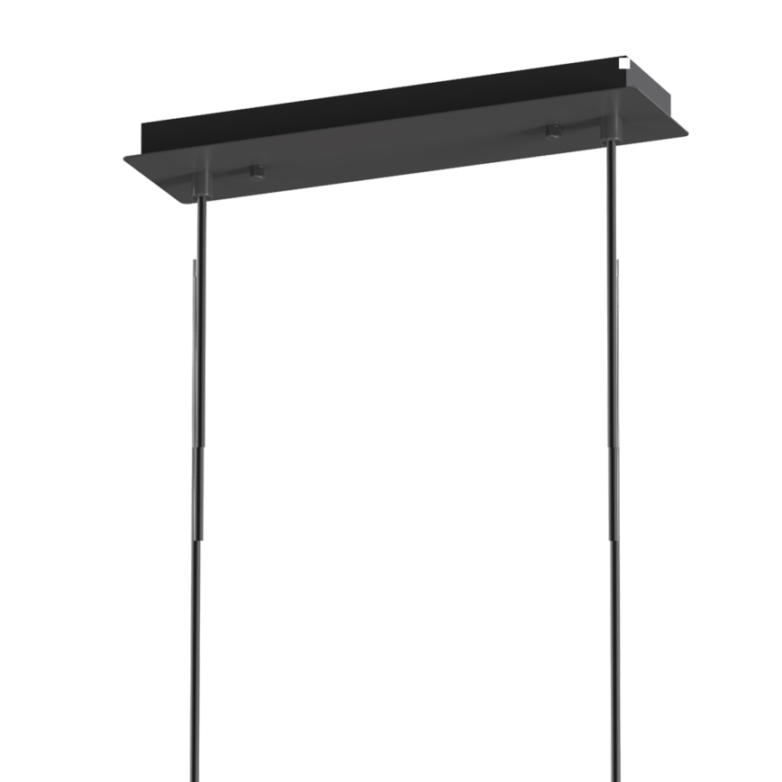 ONLI - Pakabinamas sietynas PALOMA 10xG9/10W/230V juoda/dūminis