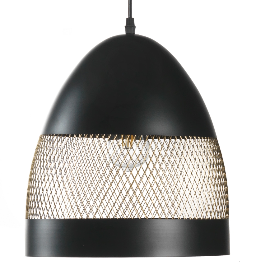 ONLI - Pakabinamas sietynas POLLY 1xE27/22W/230V juoda
