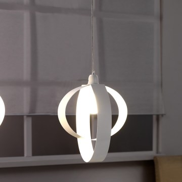 ONLI - Pakabinamas sietynas SERENA 1xE27/22W/230V balta