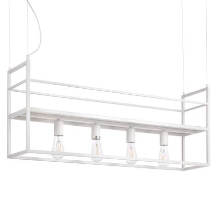ONLI - Pakabinamas sietynas su lentyna JEFFER 4xE27/22W/230V balta