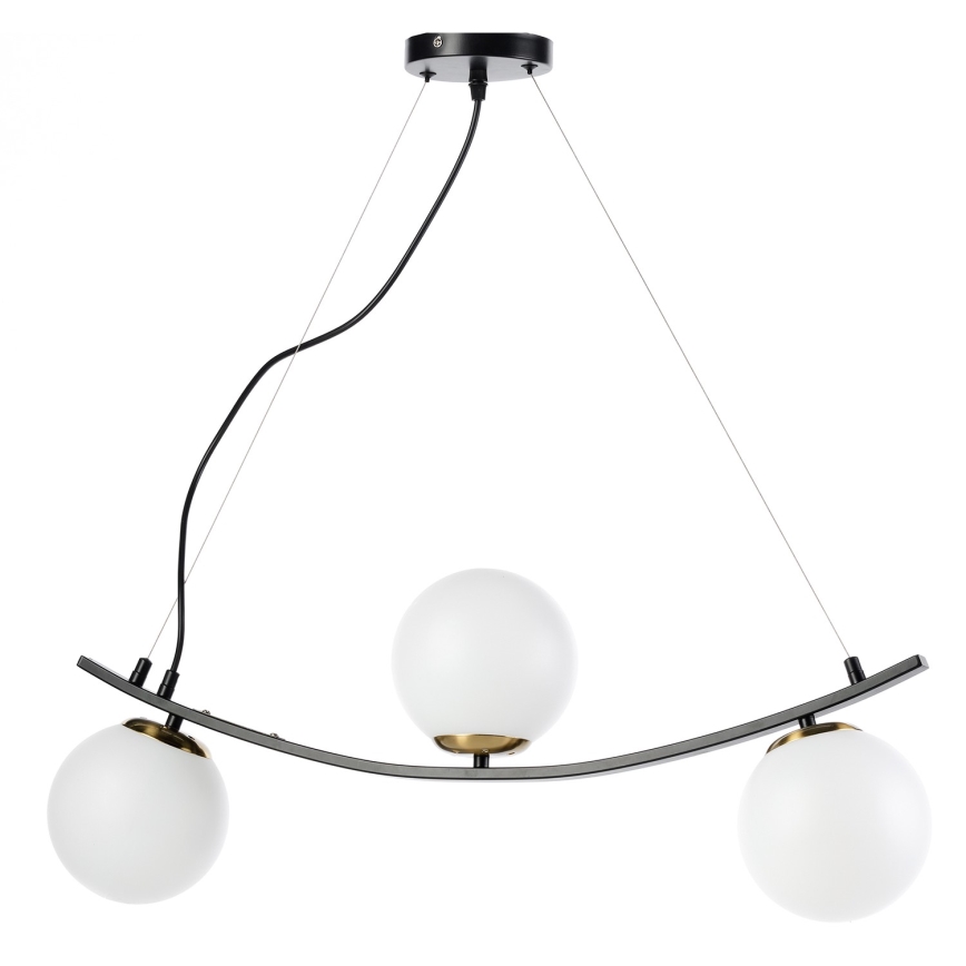 ONLI - Pakabinamas sietynas TRIO 3xE14/6W/230V juoda
