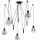 ONLI - Pakabinamas sietynas VORAS 5xE27/15W/230V voras juoda