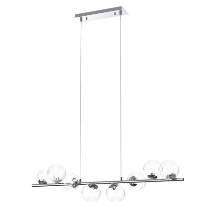 ONLI - Pakabinamas šviestuvas ant troselio KIMBERLY 8xG9/6W/230V blizgus chromas