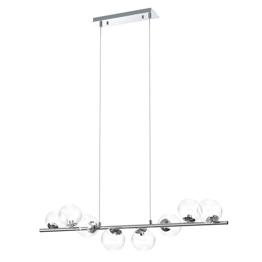 ONLI - Pakabinamas šviestuvas ant troselio KIMBERLY 8xG9/6W/230V blizgus chromas