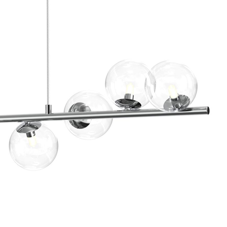 ONLI - Pakabinamas šviestuvas ant troselio KIMBERLY 8xG9/6W/230V blizgus chromas