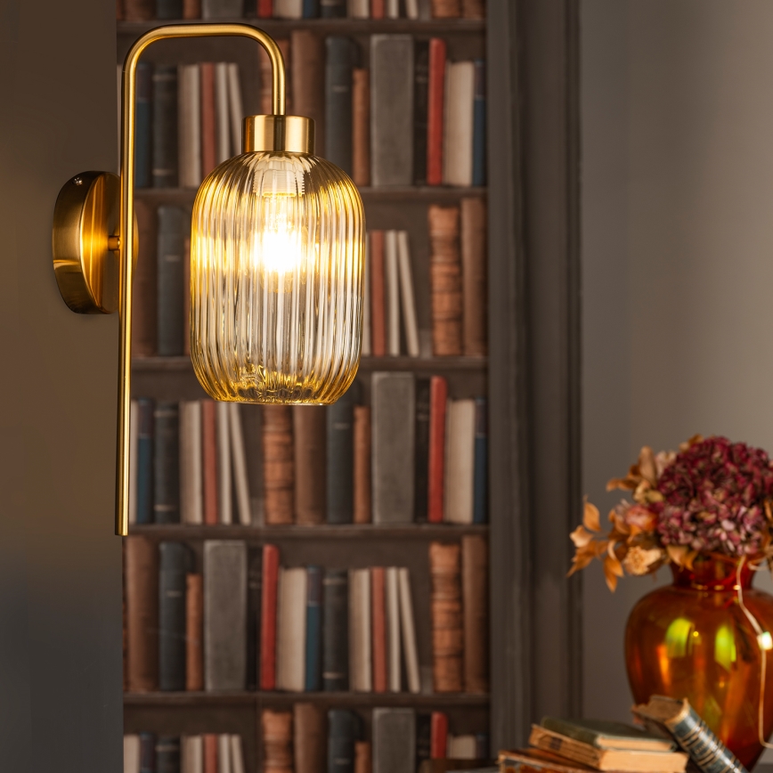 ONLI - Sieninis šviestuvas DOROTY 1xE27/15W/230V žalvaris