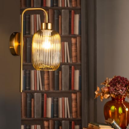 ONLI - Sieninis šviestuvas DOROTY 1xE27/15W/230V žalvaris