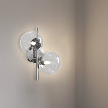 ONLI - Sieninis šviestuvas KIMBERLY 2xG9/6W/230V blizgus chromas