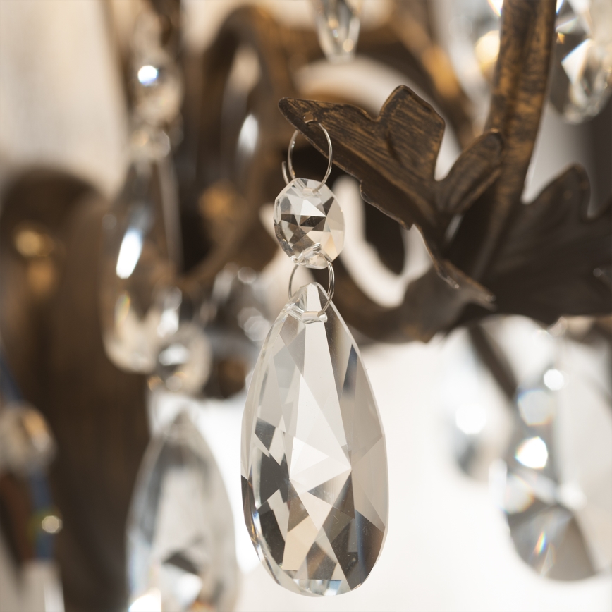 ONLI - Sieninis šviestuvas TERESA 1xE14/6W/230V bronzos