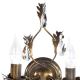 ONLI - Sieninis šviestuvas TERESA 2xE14/6W/230V bronzos