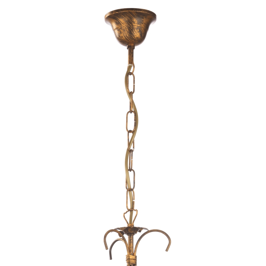 ONLI - Sietynas ant grandinės LUCREZIA 1xE27/22W/230V bronzos