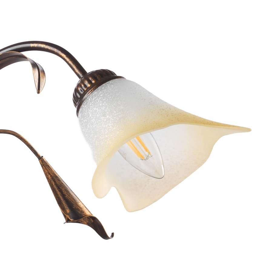 ONLI - Sietynas ant grandinės LUCREZIA 3xE14/6W/230V bronzos