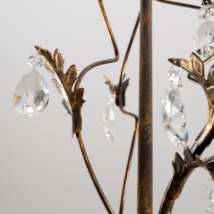 ONLI - Sietynas ant grandinės TERESA 3xE14/6W/230V bronzos