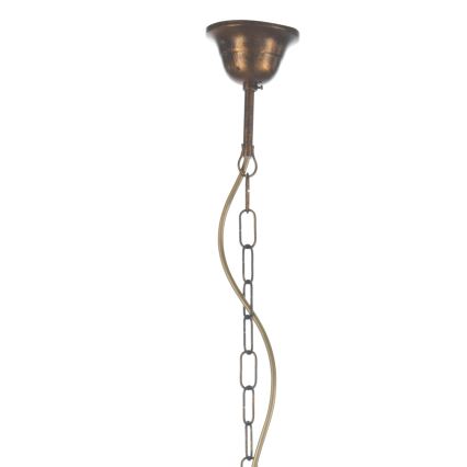 ONLI - Sietynas, kabinamas ant grandinės CANDELA 5xE14/6W/230V bronza