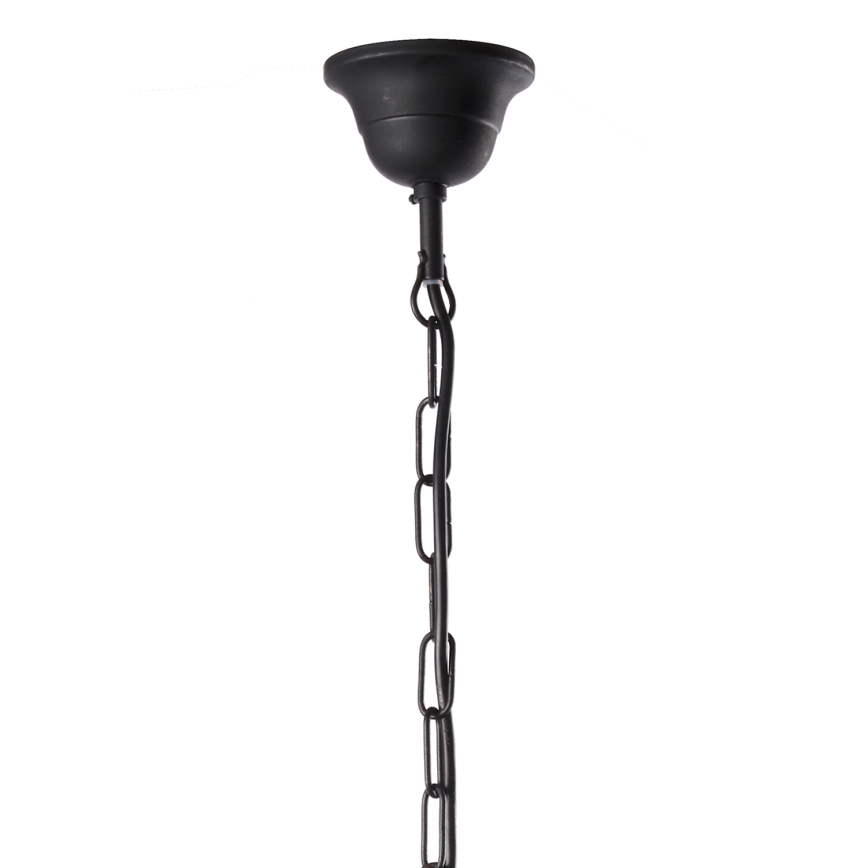 ONLI - Sietynas, kabinamas ant grandinės CANDELA 5xE14/6W/230V juoda