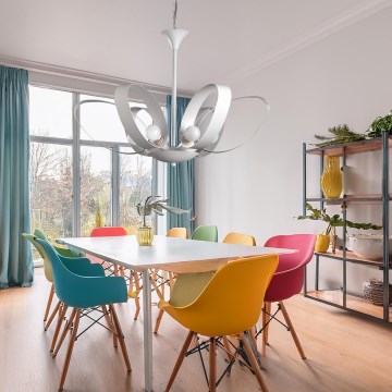 ONLI - Sietynas, kabinamas ant grandinės SERENA 6xE14/6W/230V balta