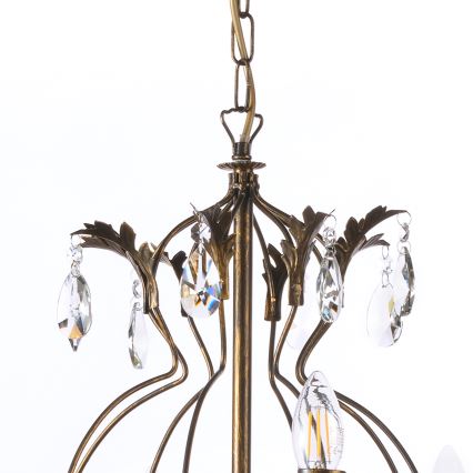 ONLI - Sietynas, kabinamas ant grandinės TERESA 8xE14/6W/230V bronza