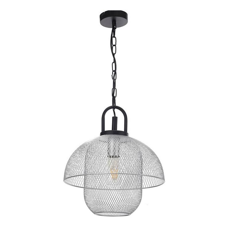 ONLI - Sietynas, kabinamas ant grandinės ZAIR 1xE27/22W/230V juoda/sidabras