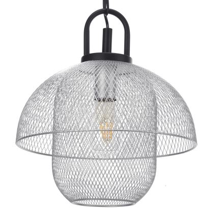 ONLI - Sietynas, kabinamas ant grandinės ZAIR 1xE27/22W/230V juoda/sidabras