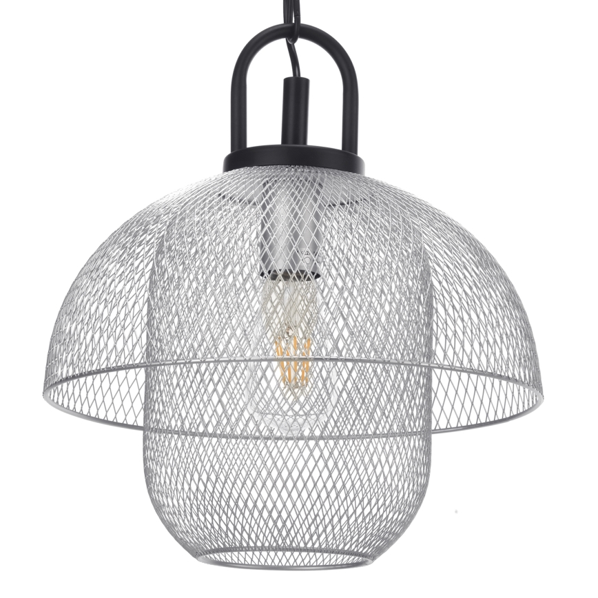 ONLI - Sietynas, kabinamas ant grandinės ZAIR 1xE27/22W/230V juoda/sidabras