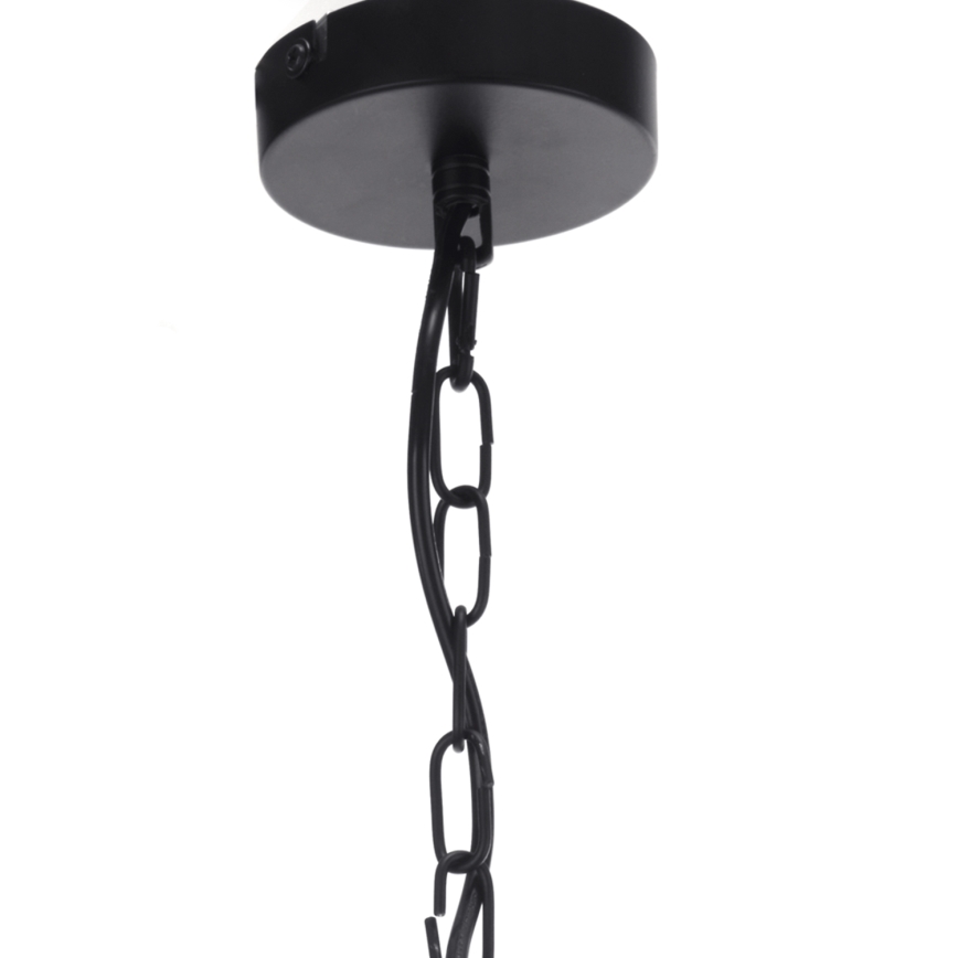 ONLI - Sietynas, kabinamas ant grandinės ZAIR 1xE27/22W/230V juoda/sidabras