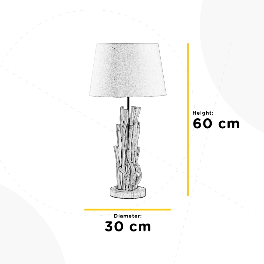 ONLI - Stalinė lempa AGAR 1xE27/22W/230V 60 cm