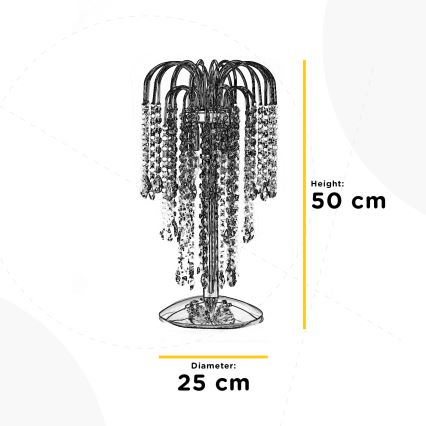 ONLI - Stalinė lempa PIOGGIA 2xE14/6W/230V auksinė 50 cm