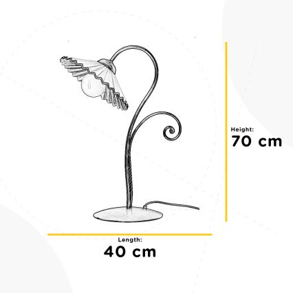 ONLI - Stalinė lempa ROSINA 1xE27/22W/230V 70 cm