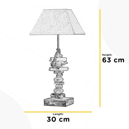 ONLI - Stalinė lempa SEREGON 1xE27/22W/230V 63 cm