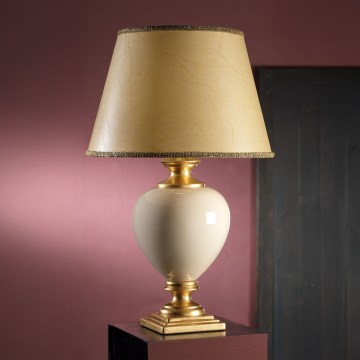 ONLI - Stalinis šviestuvas AMADEUS 1xE27/15W/230V 72 cm smėlio spalva/auksas