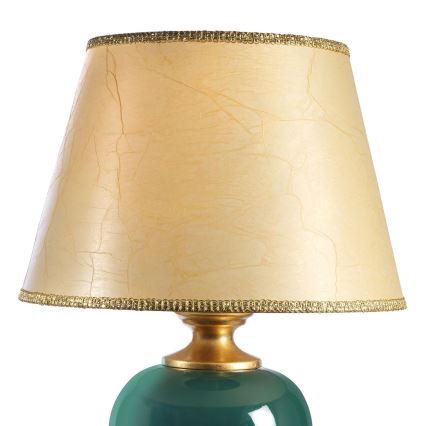 ONLI - Stalinis šviestuvas AMADEUS 1xE27/15W/230V 72 cm žalia/auksas