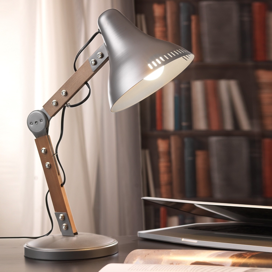 ONLI - Stalinis šviestuvas ARCHITETTO 1xE27/22W/230V 62 cm pilka/ruda