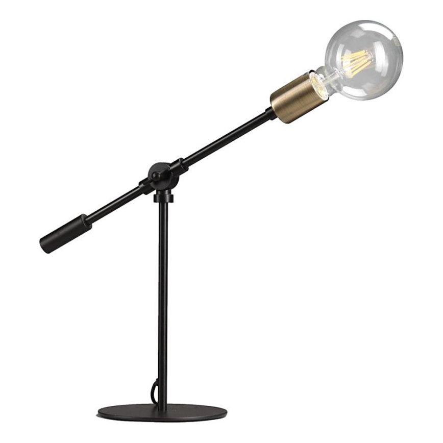 ONLI - Stalinis šviestuvas ASTE 1xE27/15W/230V 45 cm juoda/auksas