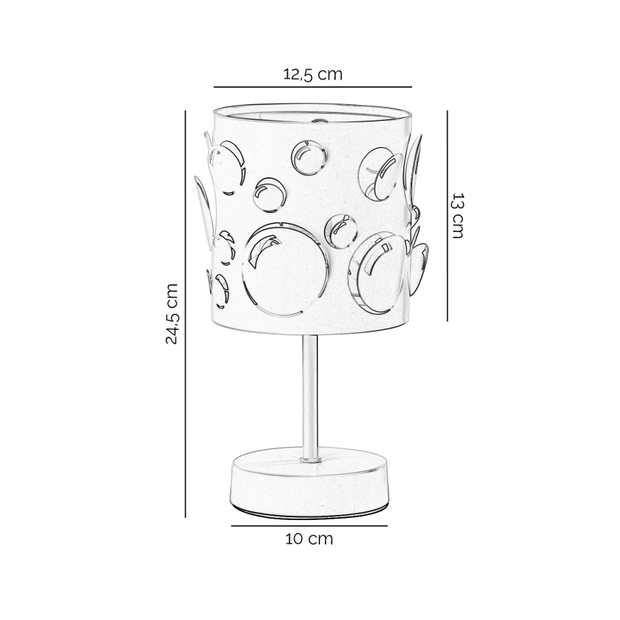 ONLI - Stalinis šviestuvas BOLLICINE 1xE14/6W/230V 22 cm baltas