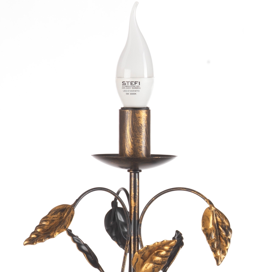 ONLI - Stalinis šviestuvas COLLANA 1xE14/6W/230V 40 cm bronza