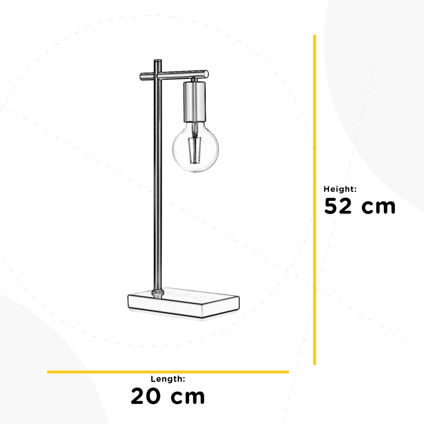 ONLI - Stalinis šviestuvas CROSS 1xE27/22W/230V 52 cm