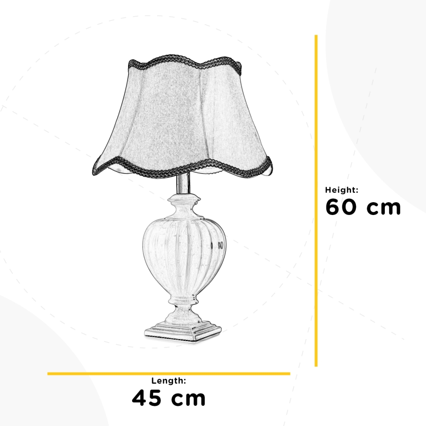ONLI - Stalinis šviestuvas DESY 1xE27/22W/230V 60 cm
