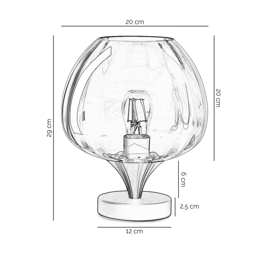 ONLI - Stalinis šviestuvas ELIDE 1xE27/15W/230V juodas/varinis