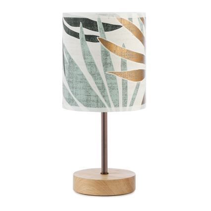 ONLI - Stalinis šviestuvas FLORA 1xE27/22W/230V 28 cm žalia/auksas