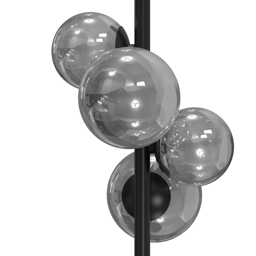 ONLI - Stalinis šviestuvas PALOMA 4xG9/10W/230V 48 cm juoda/dūminis