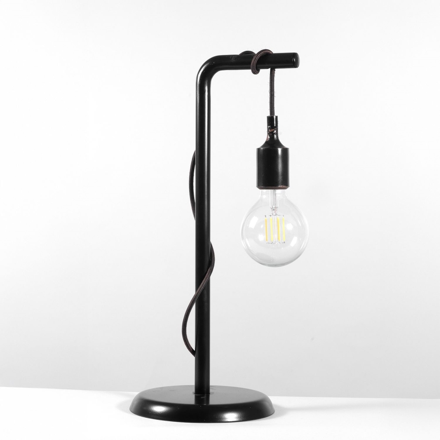 ONLI - Stalinis šviestuvas WIRE 1xE27/15W/230V 50 cm juoda