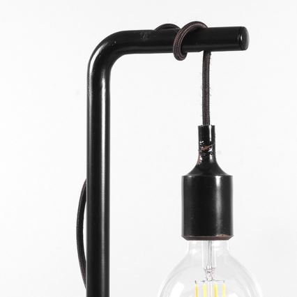 ONLI - Stalinis šviestuvas WIRE 1xE27/15W/230V 50 cm juoda